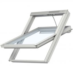 VELUX INTEGRA Dachfenster GGL 206721 Elektrofenster Holz weiß lack ENERGIE Wärmedämmung 3-fach Verglasung, Regensensor