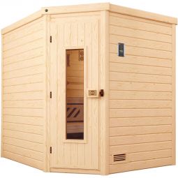 weka Premium Massivholz Sauna TURKU Sparset verschiedene Ausführungen
