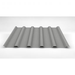 Luxmetall Trapezblech Dach D-35/207, Stahl, lichtgrau Stärke: 0,50 mm, Breite: 1,035 m, Länge: wählbar von 0,15 bis 10,00 m