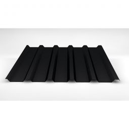 Luxmetall Trapezblech Dach D-35/207, Stahl, schwarz Stärke: 0,50 mm, Breite: 1,035 m, Länge: wählbar von 0,15 bis 10,00 m