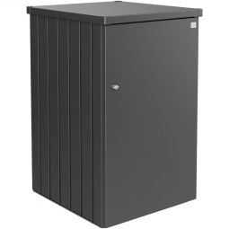 Biohort Mülltonnenbox Alex dunkelgrau-metallic beliebig erweiterbar durch modulare Bauweise, integrierte Durchlüftung