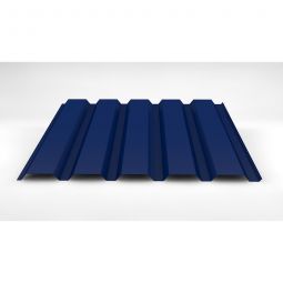 Luxmetall D-35/207 Stahltrapez Wand enzianblau Stärke: 0,50 mm, Breite: 1,035 m, Länge: wählbar von 0,15 bis 10,00 m