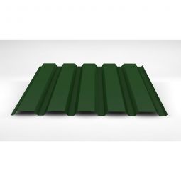Luxmetall D-35/207 Stahltrapez Wand laubgrün Stärke: 0,50 mm, Breite: 1,035 m, Länge: wählbar von 0,15 bis 10,00 m