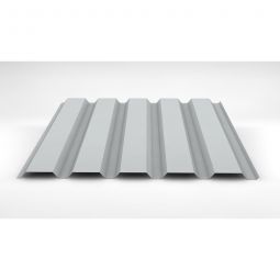 Luxmetall D-35/207 Stahltrapez Wand reinweiß verschiedene Stärken, Breite: 1,035 m, Länge: wählbar von 0,15 bis 11,00 m
