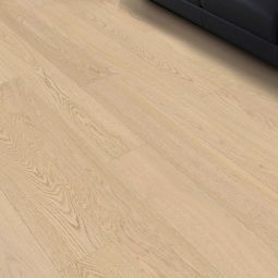 HARO Parkett Landhausdiele 4000 TC 180 4V Eiche lichtweiß Exklusiv naturaLin plus Lichtweiß geölt im großzügigen, 2200x180x13,5 mm Landhausdielenformat mit naturgeölten Finish