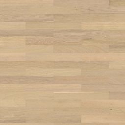 HARO Parkett 3000 NF R Stab Allegro Eiche lichtweiß Objekt Matte, glatte Oberfläche in eleganter, heller Holzoptik, einfach abschleifbar, Dielenmaß 490x70x9 mm, mit Nut und Feder Rechts