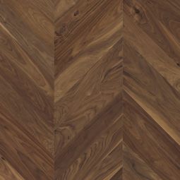 HARO Parkett MANUFAKTUR NF Chevron 4V Amerikanischer Nussbaum Selectiv Elegant gemasert, mehrfach abschleifbar, besonders langlebig,  Maßen 11,3x140x740 mm