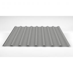 Luxmetall Trapezblech Dach D-20/138, Stahl, lichtgrau Stärke: 0,50 mm, Breite: 1,10 m, Länge: wählbar von 0,15 bis 9,00 m