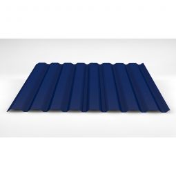 Luxmetall D-20/138 Stahltrapez Wand enzianblau Stärke: 0,50 mm, Breite: 1,10 m, Länge: wählbar von 0,15 bis 9,00 m