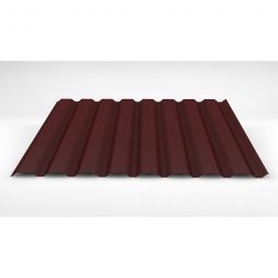 Luxmetall D-20/138 Stahltrapez Wand oxidrot Stärke: 0,50 mm, Breite: 1,10 m, Länge: wählbar von 0,15 bis 9,00 m