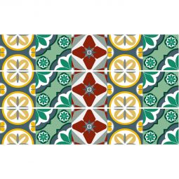 Windhager Fliesenaufkleber Olea 20x99 cm Fliesenfolie Ideal für Treppenstufen und glatte Flächen, pflegeleicht, einfach anzubringen