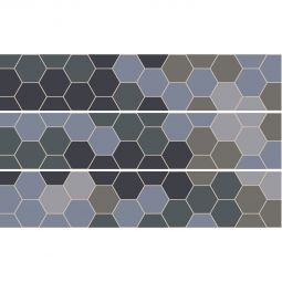 Windhager Fliesenaufkleber Otello taupe 20x99 cm Fliesenfolie Ideal für Treppenstufen und glatte Flächen, pflegeleicht, einfach anzubringen