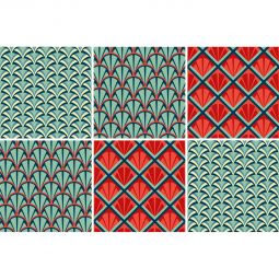 Windhager Fliesenaufkleber Ouka 15x15 cm Fliesenfolie Wasserfest, hitzebeständig und flexibel bis zu 30 Tage neu positionierbar