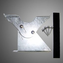 Luxmetall Laufrosthalter verzinkt inkl. Befestigung und Streifendichtung