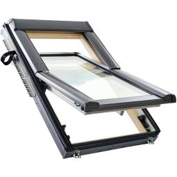 Roto Schwingfenster Designo R6 WDF R66EH Acoustic Verglasung Holz Dachfenster 3-fach verglast, verschiedene Größen