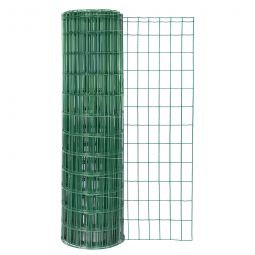Alberts Schweißgitterzaun Fix-Clip Pro® grün Metallzaun 5x10 cm Maschenweite, 0,22 cm Drahtdurchmesser, 25 m Länge