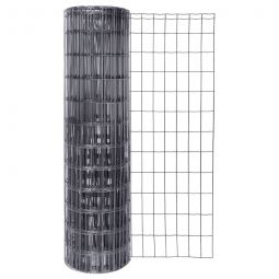 Alberts Schweißgitterzaun Fix-Clip Pro® anthrazit-metallic 5x10 cm Maschenweite, 0,22 cm Drahtdurchmesser, 25 m Länge