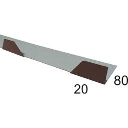 Luxmetall Zahnblech Stahl 0,75 mm für D 20/138 Länge wählbar von 0,50 bis 3,50 m