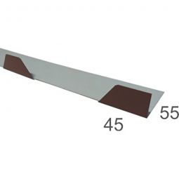 Luxmetall Zahnblech Stahl 0,75 mm für D 45/333/S Länge wählbar von 0,50 bis 3,50 m