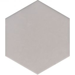 Wellker Fliesen Hexagon Solid Silver glasiert matt Rundkante 51,5x25 cm Stärke 9 mm auch als Muster erhältlich