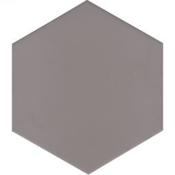 Wellker Fliesen Hexagon Solid Grey glasiert matt Rundkante 51,5x25 cm Stärke 9 mm auch als Muster erhältlich
