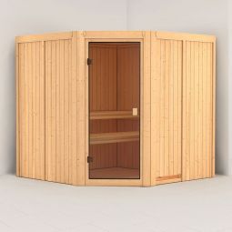 Karibu Woodfeeling Sauna Kotka verschiedene Ausführungen