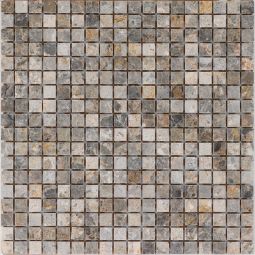 Natursteinmosaik Quadrat Marmor Golden Vein 30,5x30,5 cm Mosaikfliesen auch als Muster erhältlich