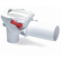 KESSEL Rückstaudoppelverschluss Staufix-Siphon HT Waschtisch für Waschtisch-Siphons mit zwei Kunststoffklappen