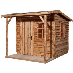 weka Gartenhaus 820 naturbelassen Gartenhütte verschiedene Größen, Fichtenholz mit Wandstärke 16mm