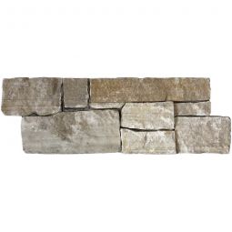 Wandverblender Naturstein auf Zement Pietra di Garda Format Z 60x20 cm Riemchen auch als Muster erhältlich