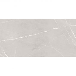 Wellker Fliesen Premium Marble Navas Hellgrau glasiert glänzend rektifiziert 60x120 cm Stärke 10 mm auch als Muster erhältlich