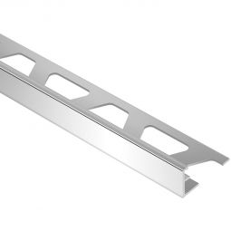 Schlüter-SCHIENE A Abschlussprofil Aluminium  Dekorative Bodenabschlussleiste mit Fugensteg in drei Längen