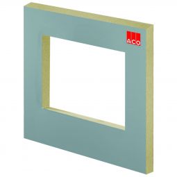 ACO Therm Block Montageplatte Standardmontage mit Aussparung für Kunststofflichtschächte verschiedene Größen und Stärken