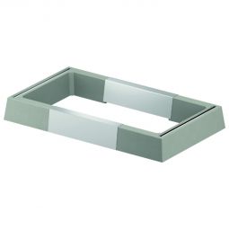 ACO Wärmepumpenfundament kurz aus Beton mit Erd-Verankerungsset  Stabiles Fertigfundament für Wärmepumpen – passgenau und bohrfrei montierbar