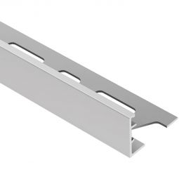 Schlüter-SCHIENE AE Abschlussprofil Aluminium eloxiert Dekorative Bodenabschlussleiste mit Fugensteg in zwei Längen