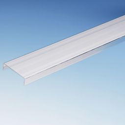 ALWO Klemmdeckel für Stegplattenmontage weiß Montageprofil aus Aluminium, für alle Verglasungsstärken geeignet