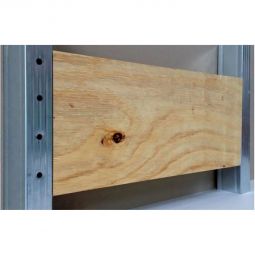BENZ PROFESSIONAL Holztraverse CW-Profil mit Nutfräsung für den Einbau in CW Profile