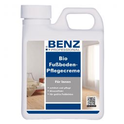 BENZ PROFESSIONAL Bio Fußboden-Pflegecreme farblos Bodenpflege für wasserfeste, geölte und gewachste Oberflächen