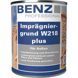 BENZ PROFESSIONAL Holz Imprägniergrund W218 plus farblos für Holzkonstruktionen im Außenbereich ohne Erdkontakt
