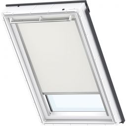VELUX Verdunkelungsrollo Uni Beige 1085 lichtundurchlässig, für verschiedene VELUX-Dachfenster geeignet