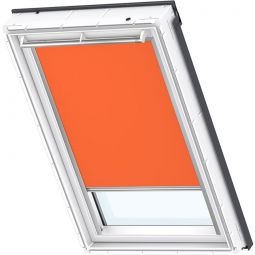 VELUX Verdunkelungsrollo Uni Orange 4564 lichtundurchlässig, für verschiedene VELUX-Dachfenster geeignet