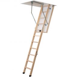 DOLLE Holz Bodentreppe EXTRA 3-teilig, U-Wert 0,77 Dachbodentreppe in verschiedenen Größen erhältlich