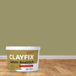 CLAYTEC Lehm-Anstrich CLAYFIX Schilf-Gelb 1,5 kg oder 10 kg Eimer
