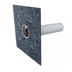 Klöber Flavent Attika und Balkonablauf mit Bitumen-Manschette 50 cm Rohrlänge