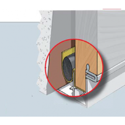 DOLLE Deckenanschluss-System für Bodentreppen, für den luftdichten Anschluss, sorgt für perfekte Wärmedämmung