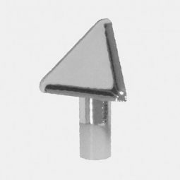 BLANKE Fliesenschiene Dreiecksprofil Außenecke Messing glanzverchromt 6mm für exakten Eckabschluss mit passendem Dreiecksprofil
