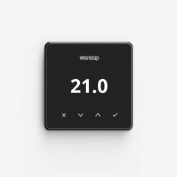 Warmup Element WLAN Thermostat mit SmartGeo Funktion schwarz Die energieeffiziente Heizungssteuerung für alle Warmup Fußbodenheizungen