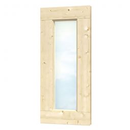 Skan Holz Fensterelement 40x93cm für Gartenhaus 28mm und 45mm feststehend, für Wandstärke 28mm und 45mm