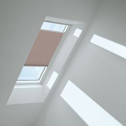 VELUX Plissee Mokka 1276 lichtdurchlässig, sorgt für harmonisches Tageslicht, für verschiedene VELUX-Dachfenster geeignet