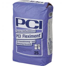 PCI Fleximent Spezial-Haftschlämme Grau 25kg Sack, für Feinsteinzeug und Steinzeug Keramik
